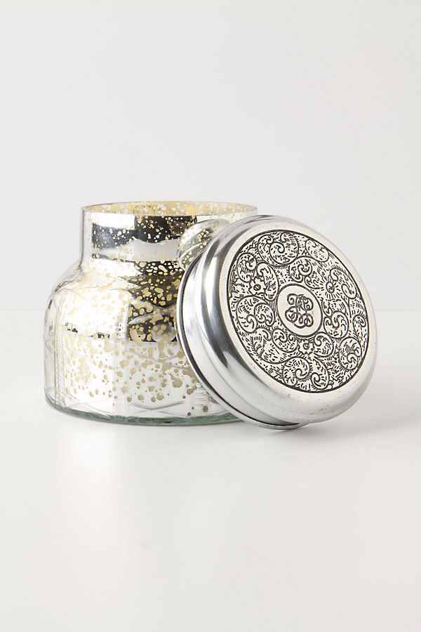 Slide View: 1: Capri Blue Volcano Iridescent Jar Candle